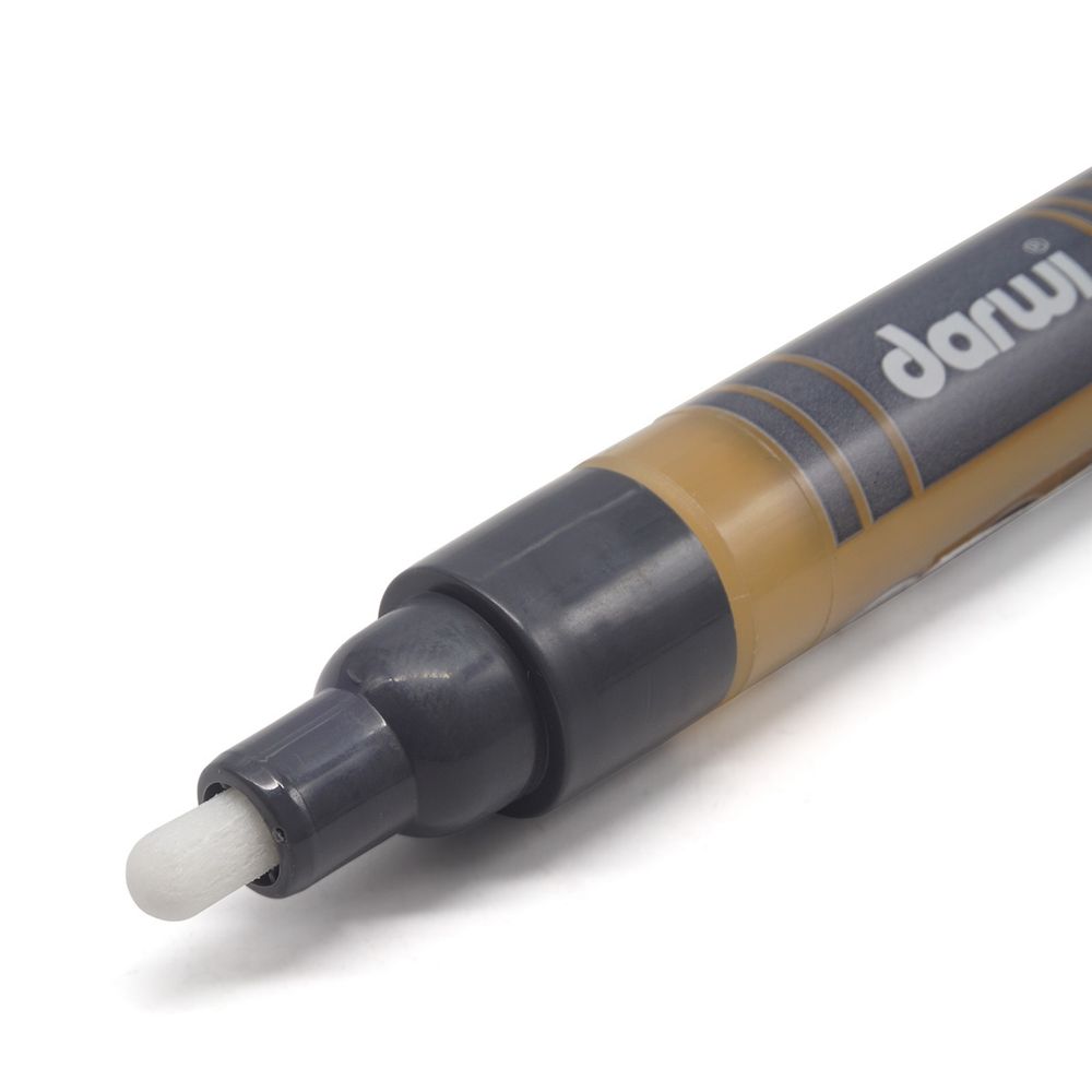 Маркер акриловый Darwi OPAK, 3мм (укрывистый) (746 желтая охра) DA0220013
