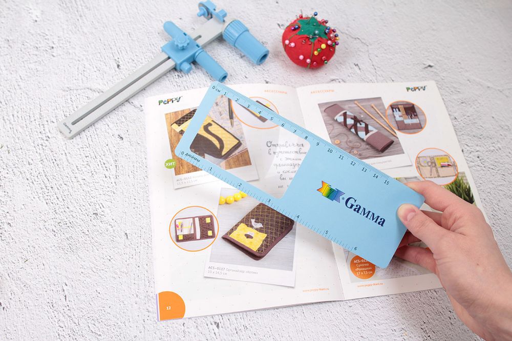 Лупа-закладка (ув.х3), Gamma SS-403