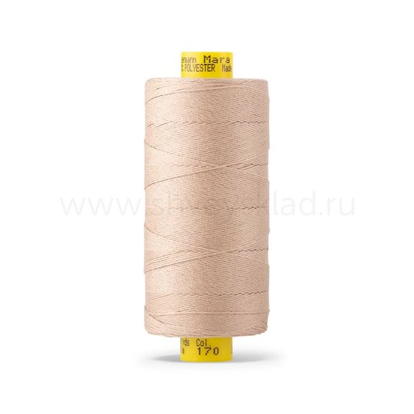 Нить отделочная Gutermann Mara 30/2, 300 м, 702404, 170 кэмел, 1 шт