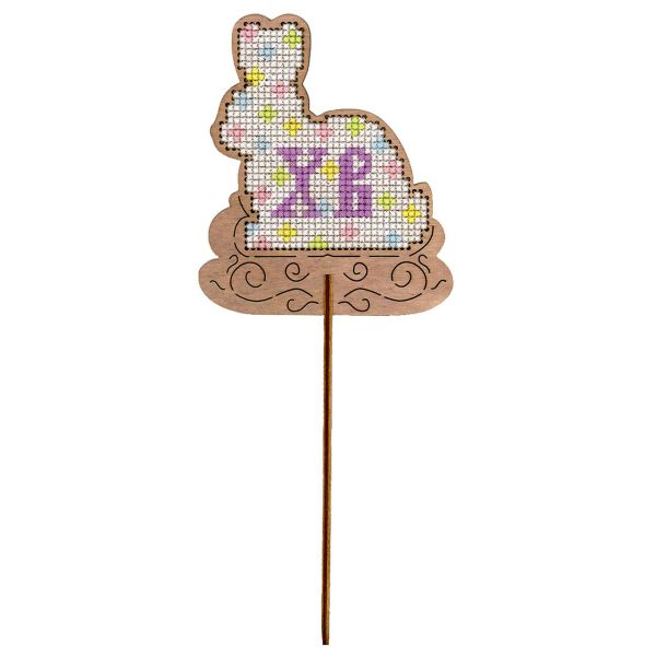 Набор для вышивания на деревянной основе Христова Пасха 21х8см, О-082