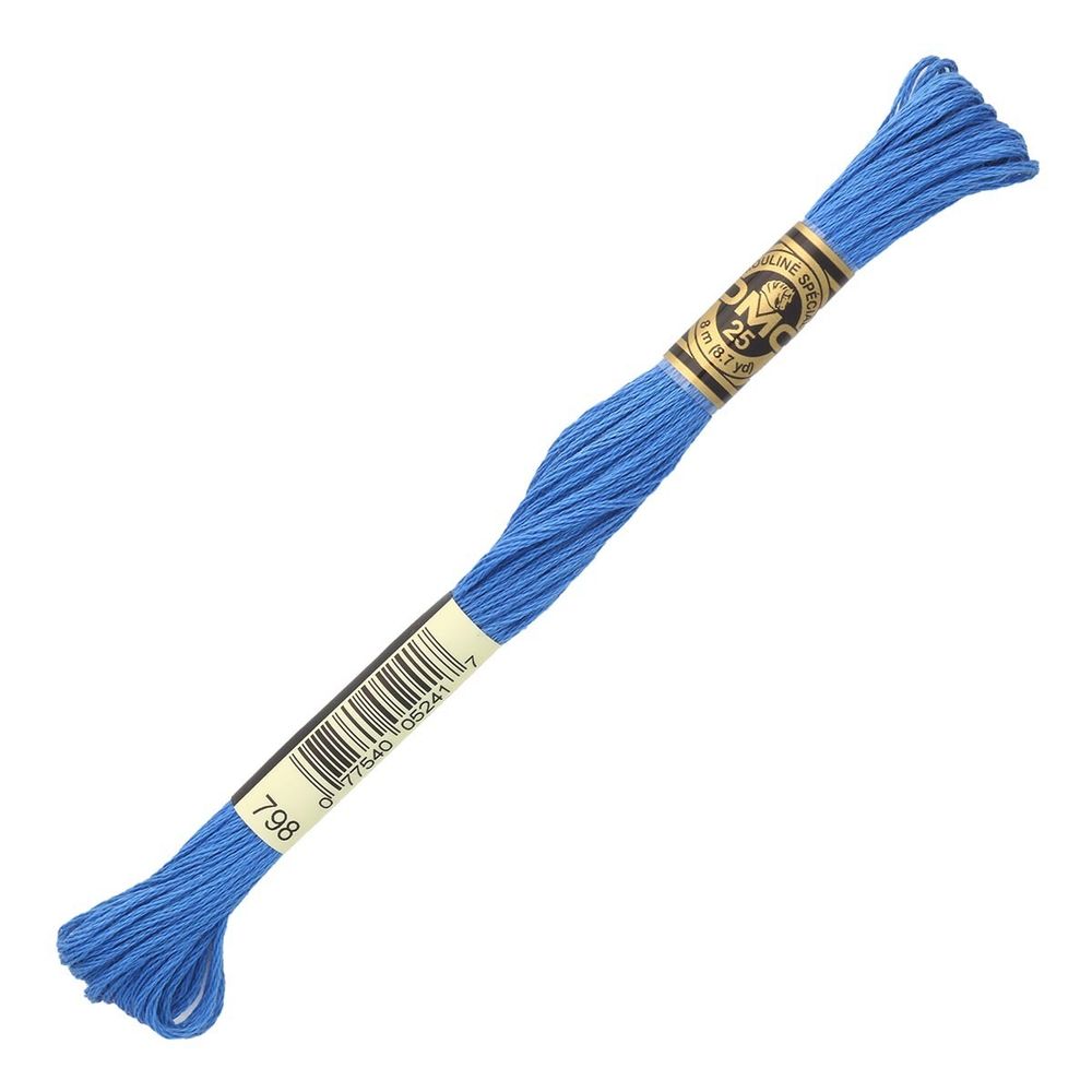 Мулине DMC 117 (798), 12 мотков по 8 метров