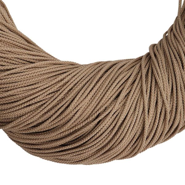 Шнур плетеный ⌀4.0 мм / 200 метров, 014 бежевый
