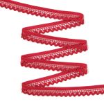 Резинка бельевая (ажурная) 13.5 мм / 50 метров, бордовый, 0313/81