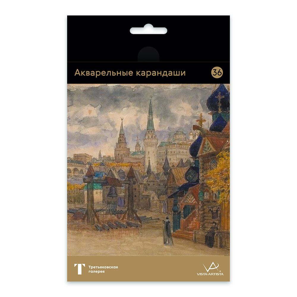 Карандаш акварельный набор заточенный 4х36 цв, 04 Васнецов, Vista-Artista Extra Fine GTG-WPS-36