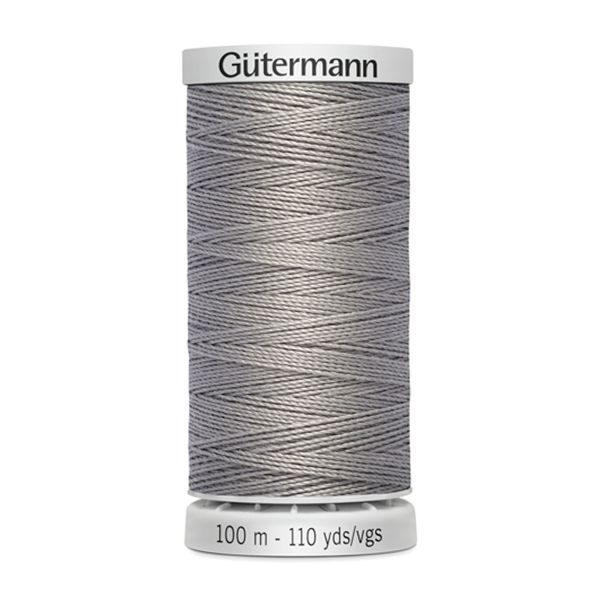 Нитки суперкрепкие Gutermann Extra Strong M782, 100м, 040 пепельно-серый, 5 катушек