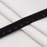 Резинка бельевая (окантовочная) 20.0 мм / 50 метров, тканая, черный, ML124020/99