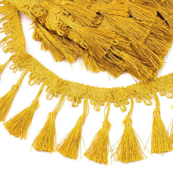 Бахрома отделочная 115.0 мм / 10 метров, с кистями, (188), 878