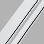 Воротник трикотажный с манжетами (комплект): воротник 7х40 см, 2 подвяза на рукава 3х40 см, 100% полиэстер, белый с черным, CL-054