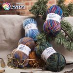 Пряжа Astra Premium (Астра Премиум) Карелия носочная (Karelia sock) / уп.2 мот. по 100 г, 400 м, 1006