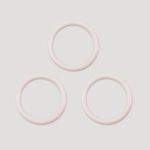 Кольца для бюстгальтера металл ⌀10.0 мм, 168 серебристый пион, Arta, 50 шт