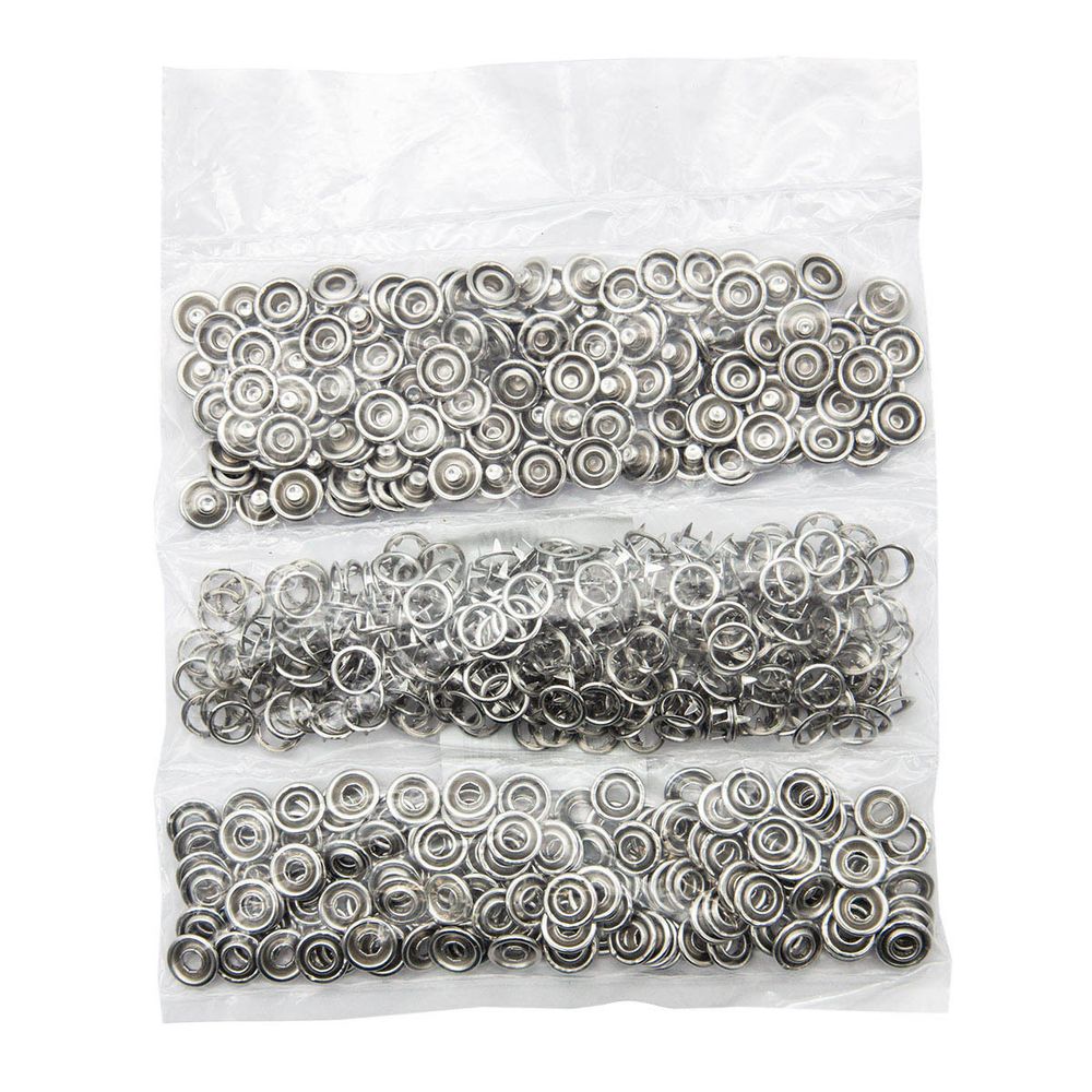 Кнопка рубашечная (джерси) открытая ⌀10.5 мм, ≈144 шт, МЕТАЛЛ, никель, NEW STAR