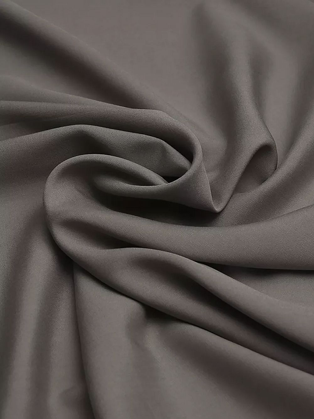 Штапель 110 г/м², 145 см / 2 метра, TBY-Vi-30-27.2, цв.27 серый