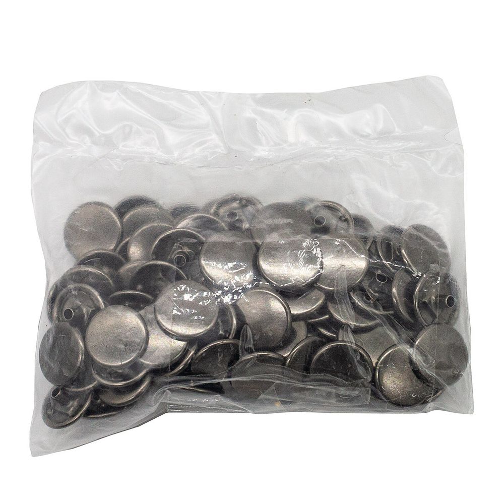 Часть кнопки Альфа (S-образная) ⌀12 мм (A-часть), 012/05, цв.чер.никель, 100 шт, BIG