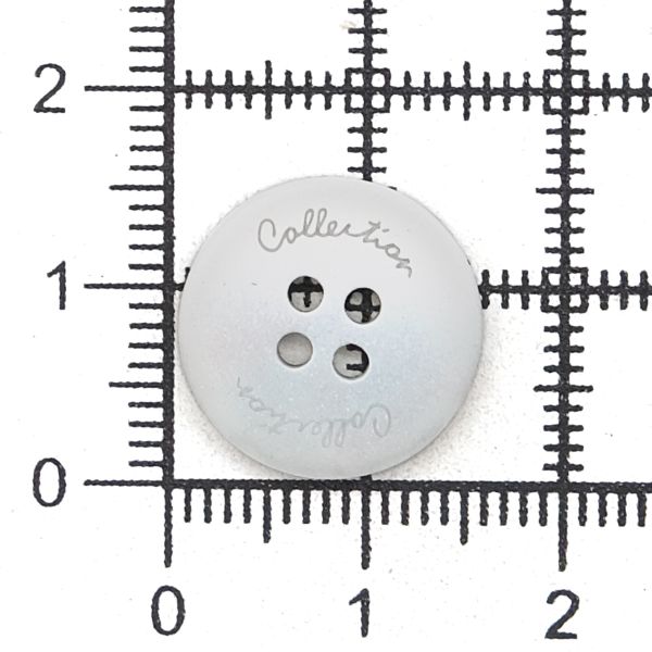 Пуговицы 4 прокола 24L (белый), 36 шт