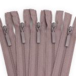 Молния спираль (витая) Arta Т5 (5 мм) 1 зам., разъем., 80 см, цв. 327 серый, уп.5 шт