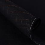 Канва Aida 14 ct, 150х100 см, 92% хлопок, 8% терилен, черный в клетку, Gamma K04R