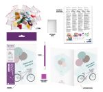 Кристальная (алмазная) мозаика Фрея ALVO-501, открытка, Велосипед, 13.5х20 см