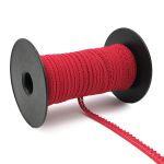 Резинка бельевая (ажурная) 13.5 мм / 50 метров, бордовый, 0313/81