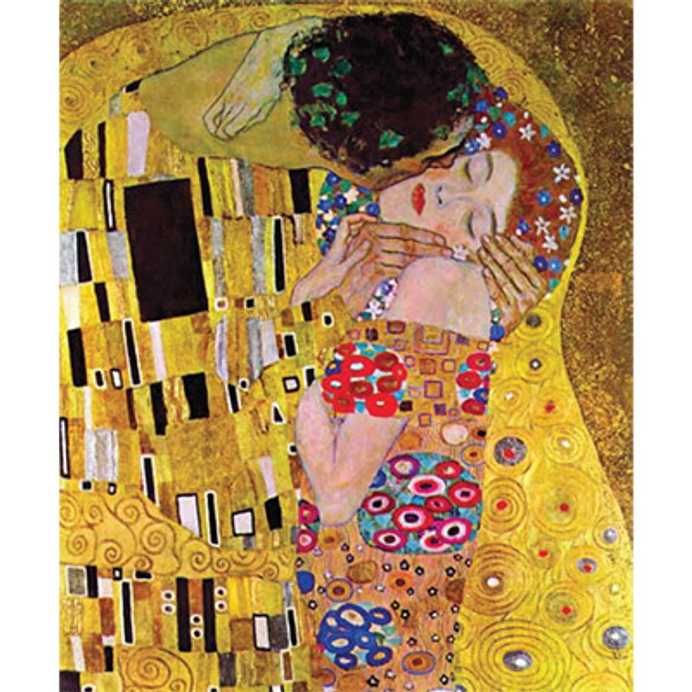 Рисунок для вышивания Grafitec (канва), сер.12.000 80х60 см, 12.310 Поцелуй Климт