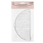 Решетка для глазирования и остывания кондитерских изделий (складная) металл d32 см, 1 шт, круглая, S-Chief SHF-0089