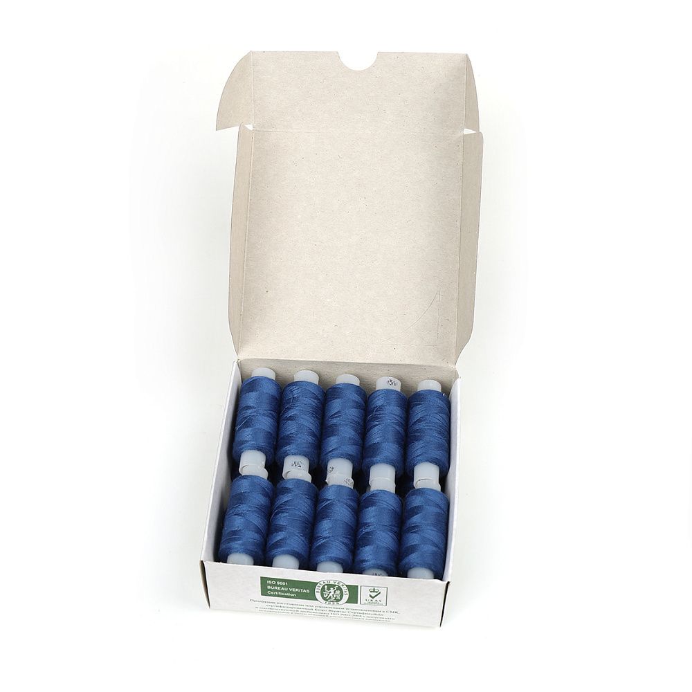 Нитки армированные ПНК им.Кирова 45ЛЛ, бытовые, 200 м / 20 кат., 2314 синий