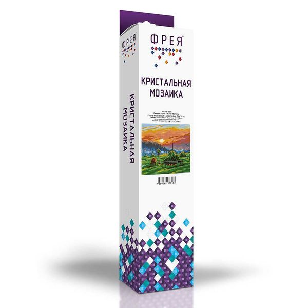 Алмазная (кристальная) мозаика Фрея, Раннее утро, 24х24 см