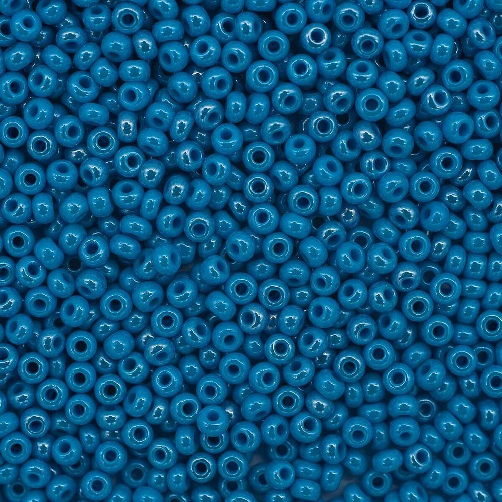 Бисер Preciosa 10/0 (2.3 мм), 100 г (5х20 г), непрозрачный с жемчужным покрытием, цв. 68050