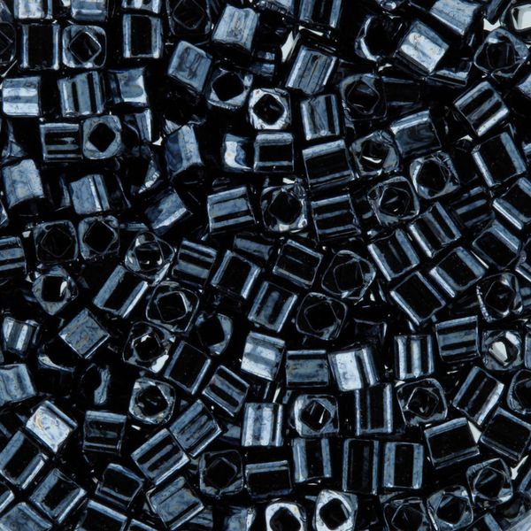 Бисер Toho Cube 2 (1.5 мм), 25 г (5х5 г), 0081 т.серый