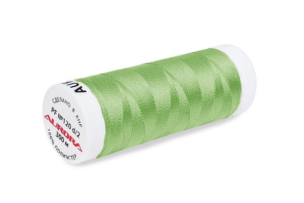 Нитки для креативных работ Aurora №120, 300 м, цв. PF244, 5 катушек