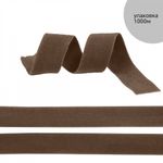 Резинка бельевая (окантовочная) матовая 15.0 мм / 1000 метров, шоколадно-коричневый F304