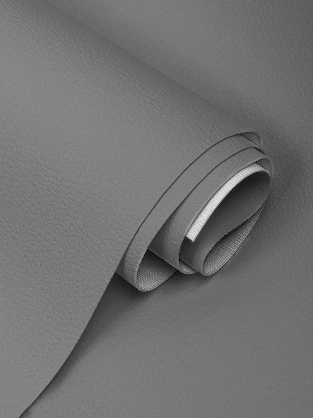 Экокожа 380 г/м², 140 см / 2 метра, 100% PVC, KN.04, светло-серый