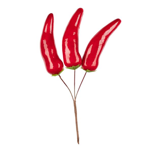 Декоративные элементы 6х3 шт, 17 см, 01 перец, Blumentag VDD-18