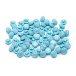 Пуговицы на ножке 18L (11мм), пластик (col.17 голубой), 72 шт, CR P-45