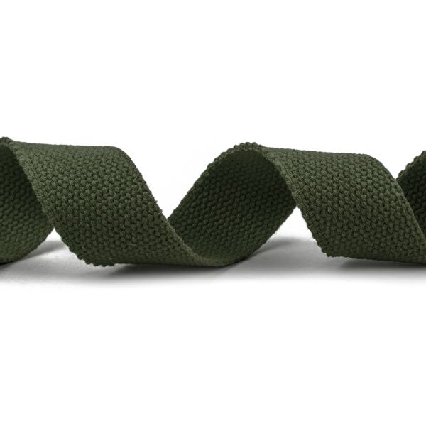 Стропа (ременная лента) 30 мм / 10 метров, толщ. 1.92 мм, [24.75 г/пог.м], 100% х/б, хаки, Gamma G301C