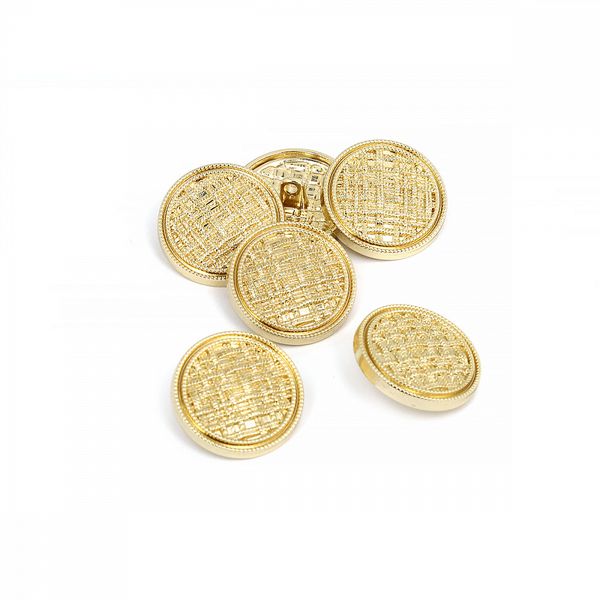 Пуговицы на ножке металлические 36L=23мм, С-MP06 цв.золото, 10 шт