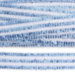 Тесьма с пайетками лампасная 3,5см / 14,63м (голубой), 3AR070