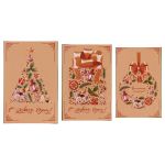 Набор подарочных крафт-коробок "3в1", 24.5х16х10 - 28.5х19х12 см, 01, Stilerra SBOX-RKN5-3