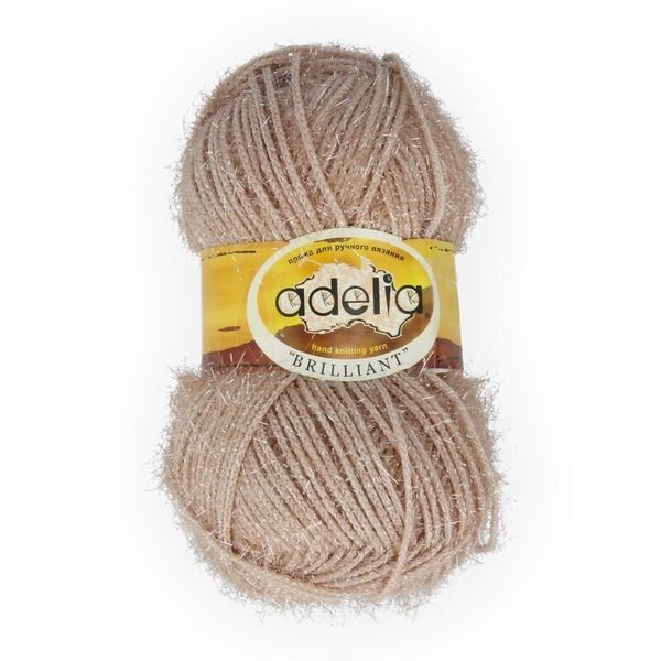 Пряжа Adelia Brilliant / уп.10 мот. по 50г, 90м, 12 бежевый
