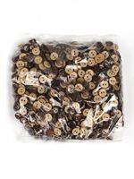 Пуговица кокос 2 прокола 18L=11 мм, TBY.B310 цв.натуральный, 1000 шт