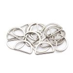 Полукольцо литое металл внутр. 40 мм (внешн. 47х30 мм), 20 шт, цв.никель, 819-035