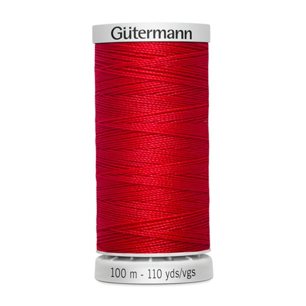 Нитки суперкрепкие Gutermann Extra Strong M782, 100м, 156 красный, 5 катушек