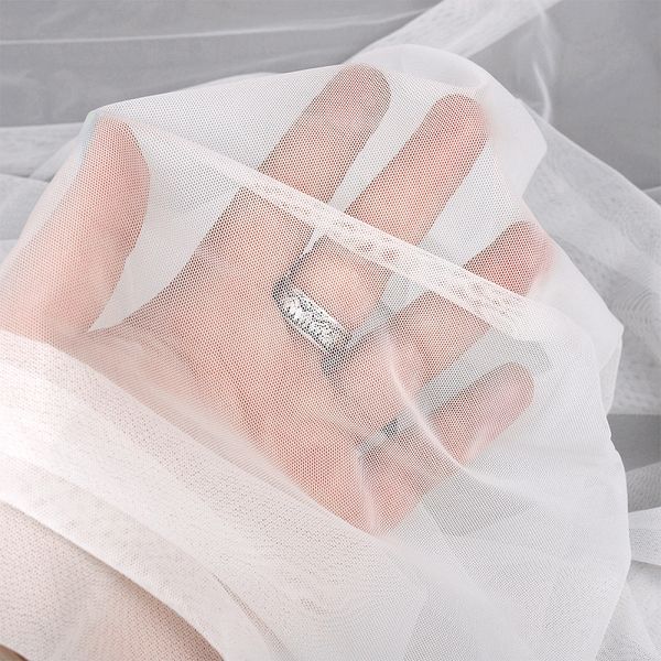 Сетка бельевая эластичная 51 г/м², шир.150 см / 3 метра, белый /03128209.01.3/