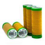 Нитки для тонких тканей Gutermann Extra Fine 150, 200м, 968 золотой, 5 катушек