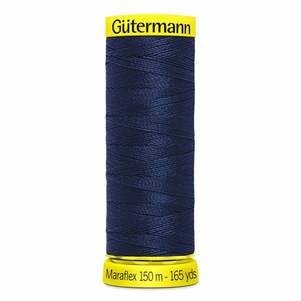 Нитки для трикотажа Gutermann Maraflex, 150м, 310 т.чернильный, 5 катушек