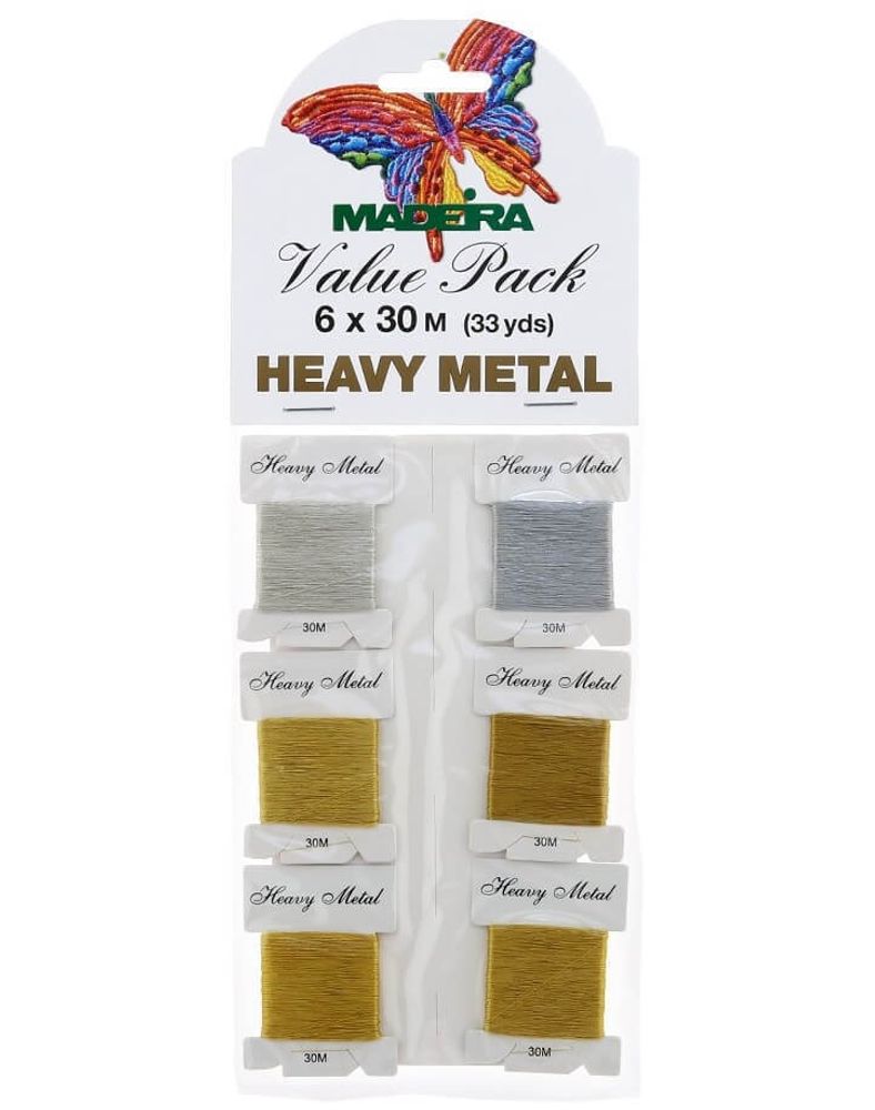 Швейные нитки (набор) Heavy Metal (6х30 м), 1 шт, 9701