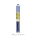 Крючок для вязания с пластиковой ручкой металл ⌀1,7 мм, 14 см, в чехле, Gamma HP