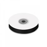 Лента репсовая (в рубчик) 15.0 мм цв. 030 черный уп.22.86м (±1м)