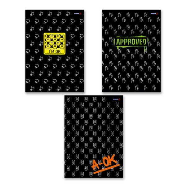 Тетрадь ученическая общая, твин лак, A4 96 л. на скобе 65 г/м², белизна 100%, 6 шт, клетка, 000470 Всё тип-топ, Светоч 96ТСК4_8_2_1