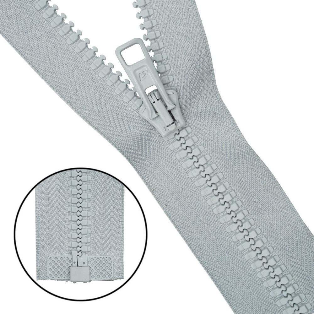 Молния трактор Arta Т6 (6 мм) 1 зам., разъем., 65 см, цв. 177 жемчуг, 5 шт