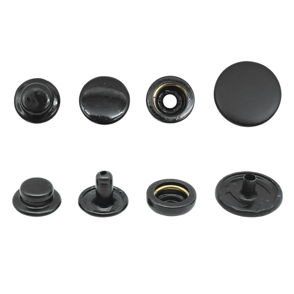 Кнопка Дельта (O-образная) ⌀15/12 мм, ≈72 шт, МЕТАЛЛ, оксид, NEW STAR